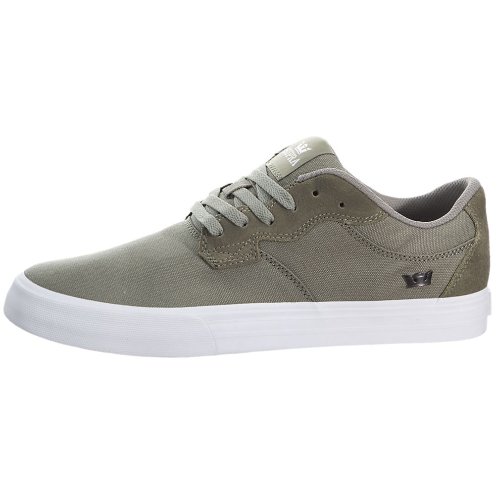 Baskets Basses Supra Axle Vert Dusty Olive/White Homme | WBA-69704921